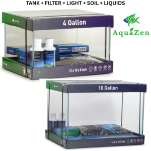AquaZen Rimless Desktop Complete Tank Kit (AZ-001B / AZ-002B)